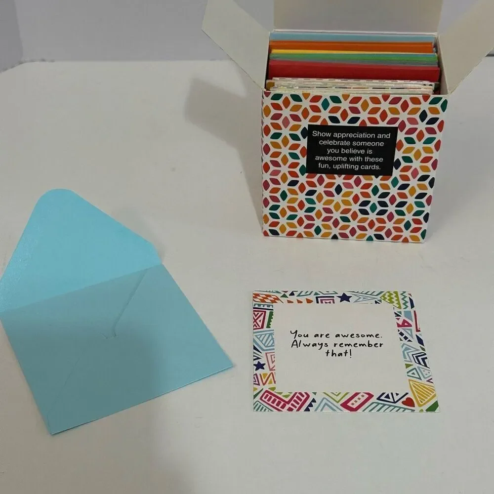 Dessie Appreciation Cards with Multi-colored Envelopes